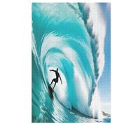 Surf 1000 Piece Wooden Jigsaw Puzzles for Adults Puzzle Learning Educational Toys Family Games for Kids Jigsaws 78×53cm
