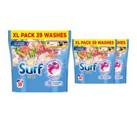 Surf 3 in 1 Laundry Washing Detergent Capsules Deep Sea, 117 W