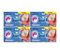 Surf 3 In 1 Laundry Washing Detergent Capsules Deep Sea, 144 Washes, 4Pk