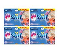 Surf 3 In 1 Laundry Washing Detergent Capsules Deep Sea, 204 Washes, 4Pk