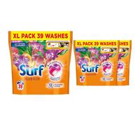 Surf 3 in 1 Laundry Washing Detergent Capsules Passion Bloom, 117 W