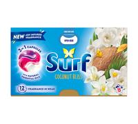 Surf 3in1 PODS, Washing Liquid Laundry Detergent Capsules, Coconut Bliss, 15 Washes