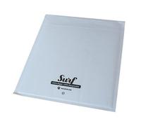 Surf All Paper Padded Mailing Envelopes Size D(1) 100% Recyclable Internal Size 180Mm X 260Mm White (Box 200) - Surfd1