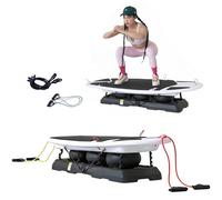 Surf Balance Board Trainer, Surf & Ski Simulator, Balance Board Sports Trainer, Indoor Balance Board Trainer, Home Yoga Fitness Tools for Land-Based Simulation Training of Skiing & Surfing