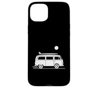 Surf Camper Van Minimal Beach Road Trip Graphic Design Case for iPhone 15 Plus