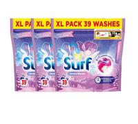 Surf Capsules Aurora Blooms Winter 39 Wash 3 Pack Laundry Detergent