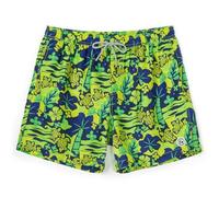 SURF CUZ Mens Swim Trunks 5 Inch Swim Shorts Quick Dry Bathing Suits for Men Beach Shorts Mesh Lining Swimming Trunks, Green Sea Turtle, XXL