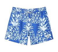 SURF CUZ Mens Swim Trunks 5 Inch Swim Shorts Quick Dry Bathing Suits for Men Beach Shorts Mesh Lining Swimming Trunks, Blue White Pineapple, L