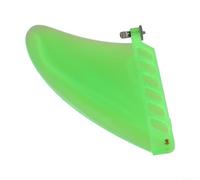 Surf Fins for Longboard and with Screw, Engineered for River Running and For Flexibility (green)