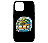 Surf Freak Funny Surfing Lover Surfer Quote Surfboard Saying Case for iPhone 14