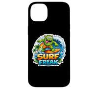 Surf Freak Funny Surfing Lover Surfer Quote Surfboard Saying Case for iPhone 14 Plus