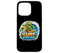 Surf Freak Funny Surfing Lover Surfer Quote Surfboard Saying Case for iPhone 15 Pro Max