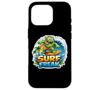Surf Freak Funny Surfing Lover Surfer Quote Surfboard Saying Case for iPhone 16 Pro