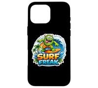 Surf Freak Funny Surfing Lover Surfer Quote Surfboard Saying Case for iPhone 16 Pro Max