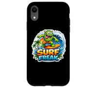 Surf Freak Funny Surfing Lover Surfer Quote Surfboard Saying Case for iPhone XR