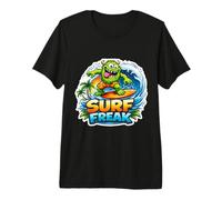 Surf Freak Funny Surfing Lover Surfer Quote Surfboard Saying Premium T-Shirt