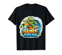 Surf Freak Funny Surfing Lover Surfer Quote Surfboard Saying T-Shirt