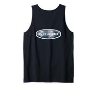 Surf Junkie Funny Surfer Quote Surfing Saying Joke Slogan Tank Top