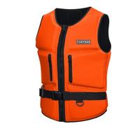 Surf KiteSurf & Windsurfing Mens Brand Front Zip Wake Impact Vest Top - Large Buoyancy Vest for Sea Fishing Swimming Surfing Water Sports with Zip Pocket