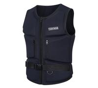 Surf KiteSurf & Windsurfing Mens Brand Front Zip Wake Impact Vest Top - Large Buoyancy Vest for Sea Fishing Swimming Surfing Water Sports with Zip Pocket