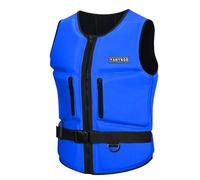 Surf KiteSurf & Windsurfing Mens Brand Front Zip Wake Impact Vest Top - Large Buoyancy Vest for Sea Fishing Swimming Surfing Water Sports with Zip Pocket