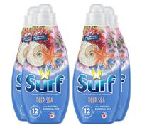 Surf Laundry Washing Liquid Detergent Deep Sea 2.6 Litre, 96 Washes, 4Pk
