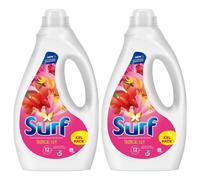 Surf Laundry Washing Liquid Detergent Tropical Lily 3.24 L, 120 Washes, 2Pk