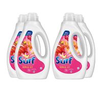 Surf Laundry Washing Liquid Detergent Tropical Lily 3.78 Litre, 136 Washes, 4Pk