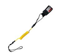 Surf Leash - Paddle Leash, Foot Strap for Surfboard - Elastic TPU Safety Lea,sh with Wrist Strap as a Replacement for body-board, Ideal for Swimming, Surfing & Youth Water Sports