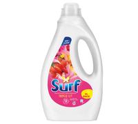 Surf Tropical Lily Laundry Washing Liquid 220 washes with a joy-infused fragrance with natural essential oils lasting up to 12 hours in wear Detergent for brilliantly clean results (5x 1.188 L)