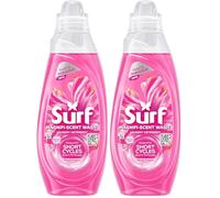 Surf Magnifi-Scent Wash Floral Fusion Laundry Liquid For Short Cycles Fast and Fabulous Fragrance 1.08 L (40 Washes) (Pack of 2)