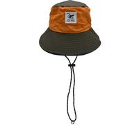 Surf Monkey Boonie Hat Waterproof Men/Women - One Size - Foldable Hat, Orange/Olive, One Size