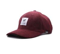 Surf Monkey Classic Cap - Unstructured Corduroy Dad Hat - Recycled Polyester Pet, Burgundy, One Size