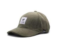 Surf Monkey Classic Cap - Unstructured Corduroy Dad Hat - Recycled Polyester Pet, olive green, One Size