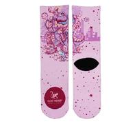 Surf Monkey Half Leg Socks Sizes 3-7, 7-12, pink, L-XL