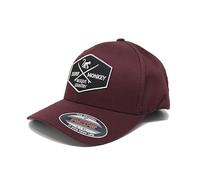 Surf Monkey Men's Baseball Cap - Stretch Cap - Stretch Fit | Sizes S/M - L/XL, Burgundy, L/XL
