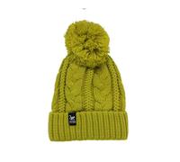 Surf Monkey Unisex Winter Hat with Pom Pom, One Size, Fleece Lining, green, One Size