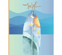 Surf Notebook for girls: College Ruled, 7.5 x 9.25, 120 pages