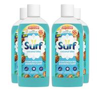 Surf Passion Bloom Concentrated Disinfectant All-Purpose Cleaner Long Lasting Fruity and Tropical Fragrance with Natural Oils Cleans Multiple Surface, 240ml (Coconut Bliss, Pack of 4)