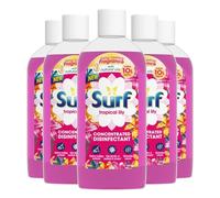 Surf Passion Bloom Concentrated Disinfectant All-Purpose Cleaner Long Lasting Fruity and Tropical Fragrance with Natural Oils Cleans Multiple Surface, 240ml (Tropical Lilly, Pack of 5)