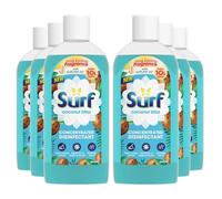 Surf Passion Bloom Concentrated Disinfectant All-Purpose Cleaner Long Lasting Fruity and Tropical Fragrance with Natural Oils Cleans Multiple Surface, 240ml (Coconut Bliss, Pack of 6)