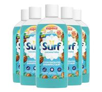 Surf Passion Bloom Concentrated Disinfectant All-Purpose Cleaner Long Lasting Fruity and Tropical Fragrance with Natural Oils Cleans Multiple Surface, 240ml (Coconut Bliss, Pack of 5)