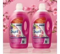 Surf Professional Tropical Lily Liquigel - 5L (Pack of 2) - 200 Washes, Floral Scent Laundry Detergent