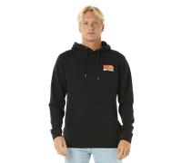 Surf Revival Fleece Hoodie in Black