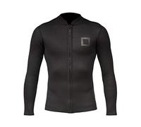Surf Squared Men's Wetsuit Top Jacket 2mm or 3mm - Neoprene Long Sleeve for Warmth & Comfort, Extended Back Flap - Ideal for Surfing, Snorkeling & Watersports - 4X-Large - 3MM