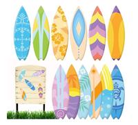 Surf Stickers, Beach Themed Summer Decals, Surfboard Favors and Decor, Cute Bumper Laptop and Window Stickers