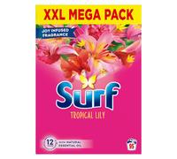 Surf XXL Mega Pack Tropical Lily Laundry Washing Powder 95 W, 4.75 kg