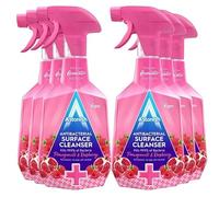 Surface Cleanser, Pomegranate & Raspberry, 750ml, 6 Pack, Multi-Purpose Disinfectant Spray, Kills 99.9% Germs, Vegan