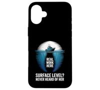 Surface Level Never Heard Of Her Oceanographer Case for iPhone 16 Plus