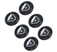 Surface Mounted D Ring Tie Down Lashing Ring Anchor Trailers Vans Trucks 2pc